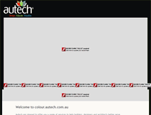 Tablet Screenshot of colour.autech.com.au